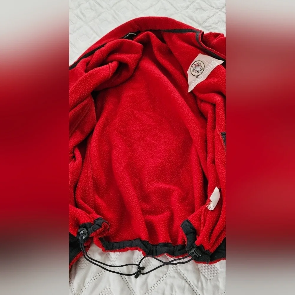 🌟Buc-ee's Mens Red Fleece Sweater Jacket XL🌟